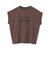 　《一部予約》メルティ コットン プリント ロゴ ショート スリーブ Tシャツ