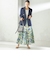 《予約》〈手洗い可能〉DEVEAUX 綿 プリント スカート