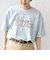 《予約》【WEB限定】バック タック ショート スリーブ ロゴ プリント TEE