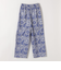 《予約》SHIPS any:〈洗濯機可能〉バンダナ プリント イージー ワイド パンツ