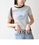 《予約》【SHIPS any別注】PETIT BATEAU: ロゴ プリント コンパクト ボーダー TEE 26SS
