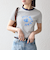 《予約》【SHIPS any別注】PETIT BATEAU: ロゴ プリント コンパクト ボーダー TEE 26SS