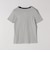 【SHIPS any別注】PETIT BATEAU: ロゴ プリント コンパクト ボーダー TEE 26SS