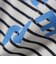 【SHIPS any別注】PETIT BATEAU: ロゴ プリント コンパクト ボーダー TEE 26SS
