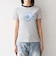 【SHIPS any別注】PETIT BATEAU: ロゴ プリント コンパクト ボーダー TEE 26SS