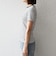 【SHIPS any別注】PETIT BATEAU: ロゴ プリント コンパクト ボーダー TEE 26SS