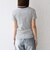 【SHIPS any別注】PETIT BATEAU: ロゴ プリント コンパクト ボーダー TEE 26SS