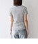 【SHIPS any別注】PETIT BATEAU: ロゴ プリント コンパクト ボーダー TEE 26SS