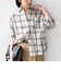 SHIPS Colors:〈手洗い可能〉シアー チェック シャツ◇