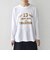 《一部追加・新色予約》【WEB限定】SHIPS Colors:〈洗濯機可能〉フロッキー ロゴ TEE（ロンT）◆