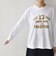 《一部追加・新色予約》【WEB限定】SHIPS Colors:〈洗濯機可能〉フロッキー ロゴ TEE（ロンT）◆