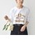 《一部追加・新色予約》【WEB限定】SHIPS Colors:〈洗濯機可能〉フロッキー ロゴ TEE（ロンT）◆