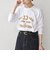 《一部追加・新色予約》【WEB限定】SHIPS Colors:〈洗濯機可能〉フロッキー ロゴ TEE（ロンT）◆