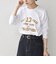 《一部追加・新色予約》【WEB限定】SHIPS Colors:〈洗濯機可能〉フロッキー ロゴ TEE（ロンT）◆