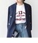 《一部追加・新色予約》【WEB限定】SHIPS Colors:〈洗濯機可能〉フロッキー ロゴ TEE（ロンT）◆