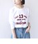 《一部追加・新色予約》【WEB限定】SHIPS Colors:〈洗濯機可能〉フロッキー ロゴ TEE（ロンT）◆