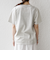 《予約》TRICOMER:〈洗濯機可能〉フレンチ ロゴ プリント TEE