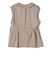 SHIPS Colors:〈手洗い可能〉ドライ メランジ ペプラム ベスト