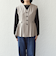 SHIPS Colors:〈手洗い可能〉ドライ メランジ ペプラム ベスト