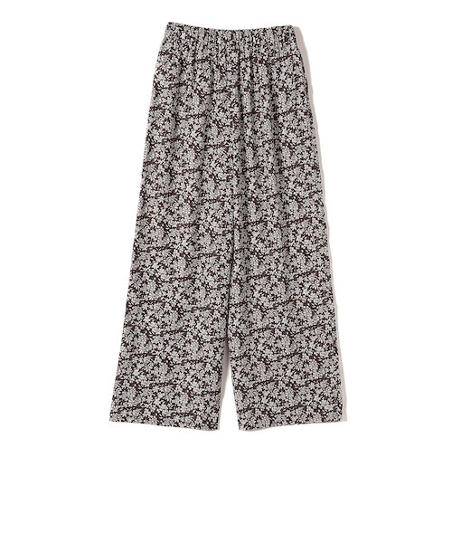 予約》SHIPS Colors:〈手洗い可能〉MULHOUSE フラワー プリント パンツ