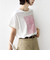 《予約》【WEB限定】オーガニック コットン ロゴ フレンチスリーブ TEE