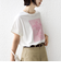 《予約》【WEB限定】オーガニック コットン ロゴ フレンチスリーブ TEE