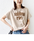 《予約》【WEB限定】オーガニック コットン ロゴ フレンチスリーブ TEE