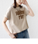 《予約》【WEB限定】オーガニック コットン ロゴ フレンチスリーブ TEE