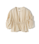 《予約》【SHIPS別注】troisiemeCHACO:〈手洗い可能〉シアー ボレロ ブラウス（セレモニー対応可）