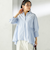 《予約》〈手洗い可能〉ポリエステル コットン ギャザー 切替 羽織 シャツ