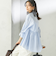 《予約》〈手洗い可能〉ポリエステル コットン ギャザー 切替 羽織 シャツ
