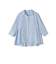 《予約》〈手洗い可能〉ポリエステル コットン ギャザー 切替 羽織 シャツ