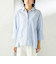 《予約》〈手洗い可能〉ポリエステル コットン ギャザー 切替 羽織 シャツ