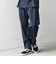 SHIPS any:〈洗濯機可能〉FUTURE LINEN CANVAS リネンライク セミワイド パンツ◆