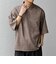 SHIPS any:〈UVカット〉FUTURE LINEN CANVAS リネンライク スキッパー プルオーバーシャツ◇