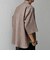 SHIPS any:〈UVカット〉FUTURE LINEN CANVAS リネンライク スキッパー プルオーバーシャツ◇