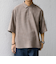SHIPS any:〈洗濯機可能〉FUTURE LINEN CANVAS リネンライク スキッパー プルオーバーシャツ◆