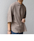 SHIPS any:〈洗濯機可能〉FUTURE LINEN CANVAS リネンライク スキッパー プルオーバーシャツ◆