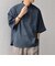 SHIPS any:〈UVカット〉FUTURE LINEN CANVAS リネンライク スキッパー プルオーバーシャツ◇