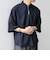 SHIPS any:〈UVカット〉FUTURE LINEN CANVAS リネンライク スキッパー プルオーバーシャツ◇