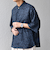 SHIPS any:〈洗濯機可能〉FUTURE LINEN CANVAS リネンライク スキッパー プルオーバーシャツ◆
