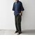 SHIPS any:〈UVカット〉FUTURE LINEN CANVAS リネンライク スキッパー プルオーバーシャツ◇