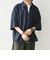 SHIPS any:〈UVカット〉FUTURE LINEN CANVAS リネンライク スキッパー プルオーバーシャツ◇
