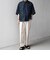 SHIPS any:〈UVカット〉FUTURE LINEN CANVAS リネンライク スキッパー プルオーバーシャツ◇