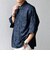 SHIPS any:〈UVカット〉FUTURE LINEN CANVAS リネンライク スキッパー プルオーバーシャツ◇