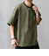 SHIPS any:〈洗濯機可能〉FUTURE LINEN CANVAS リネンライク デザイン リブ ポケット Tシャツ◆