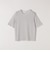 quaranciel:〈手洗い可能〉ラメ チュール リブ コンパクト TEE