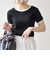 《予約》SHIPS any:〈洗濯機可能〉テレコ リブ バイカラー ショートスリーブ TEE