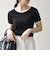 《予約》SHIPS any:〈洗濯機可能〉テレコ リブ バイカラー ショートスリーブ TEE