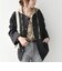 《追加・新色予約》【WEB限定】〈手洗い可能〉ダンボール ノーカラー コート◆
